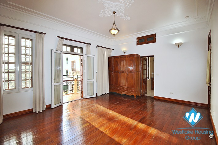 Nice house with big garden for lease in To Ngoc Van st, Tay Ho, Ha Noi